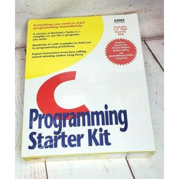 Vintage Sams Publishing C Programming Starter Kit by Greg Perry - Picture 1 of 11